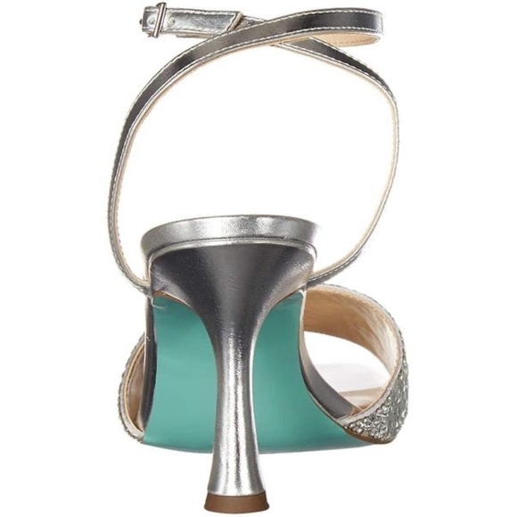 Silver Strappy Heels - Picture 5 of 10